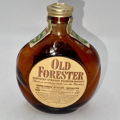 Railroad - Miniature Old Forester Kentucky Bourbon Bottle (Empty) - Wabash Railroad