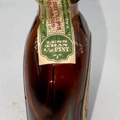 Railroad - Miniature Old Forester Kentucky Bourbon Bottle (Empty) - Wabash Railroad