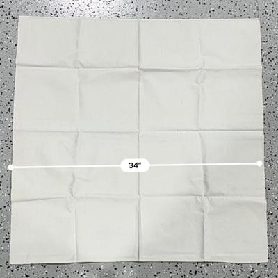 Railroad - Frisco Lines Center Logo Linen Tablecloth - 36” X 36”