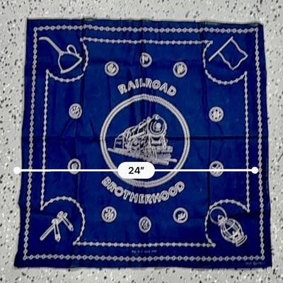Railroad - Vintage Railroad Union Kerchief