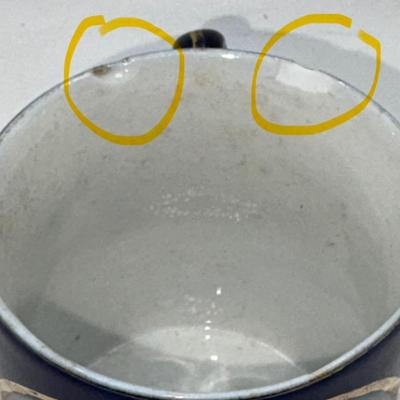 Railroad - Ca 1900 Hand-Painted Manitou & Pikes Peak RR Demitasse Cup W/Chips