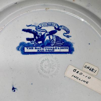 Railroad - Baltimore & Ohio B&O Railroad Incline Plate