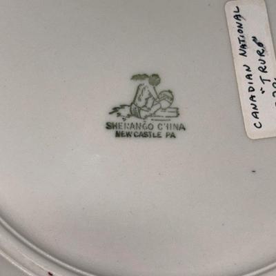 Railroad - Canadian National System Truro Plate by Shenango China