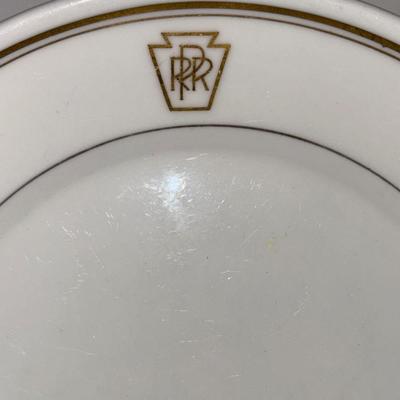 Railroad - Pennsylvania Railroad PRR Gold Keystone 9” Dinner Plate