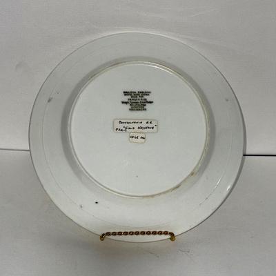 Railroad - Pennsylvania Railroad PRR Gold Keystone 9” Dinner Plate