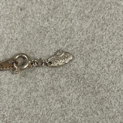 Gold and silver tone chains