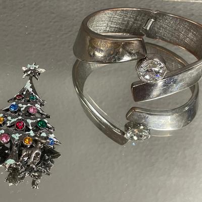 Bracelet and tree brooch