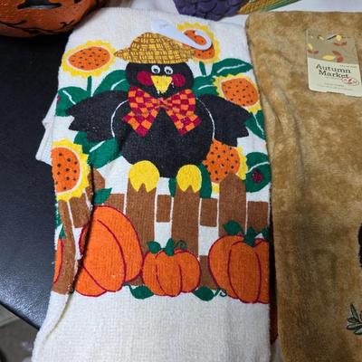 Fall decor - Halloween & Thanksgiving - kitchen towels - Home decor - Small Jewelry pieces and more