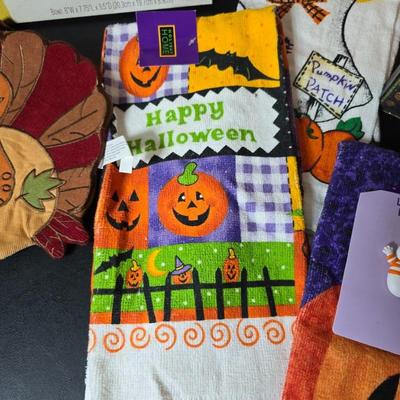 Fall decor - Halloween & Thanksgiving - kitchen towels - Home decor - Small Jewelry pieces and more