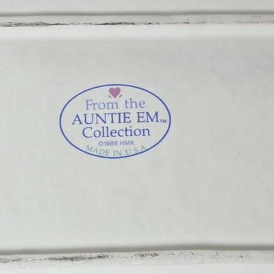 Tea time for two - Mugs - Metal tea kettle - heart candles - HMK Auntie EM Collection cake pan with matching Trivet and more!