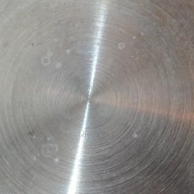 Nice Emeril three-piece pot & pan set, Wear-ever Aluminum pan with lid and a new Kitchen dish towel set