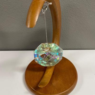 Wood moon crystal/ornament holders
