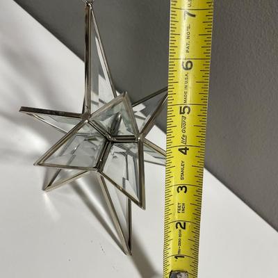 Clear glass ornament