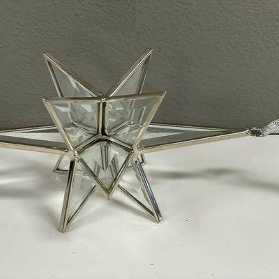 Clear glass ornament
