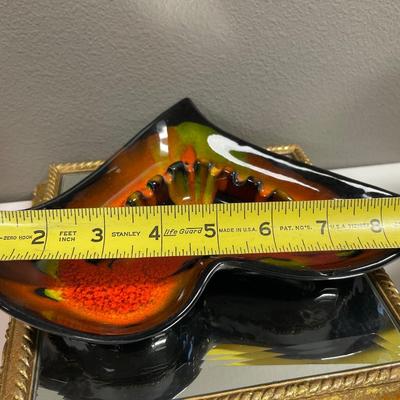 California pottery ashtray