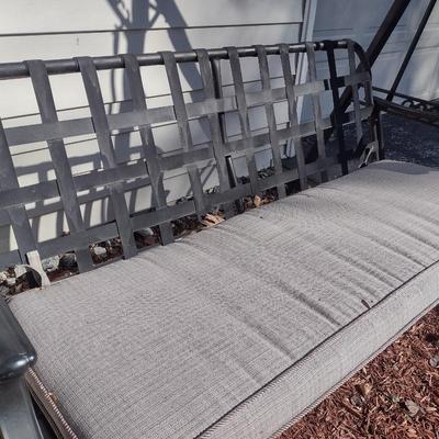 Metal Frame Outdoor Patio or Porch Swing Bench