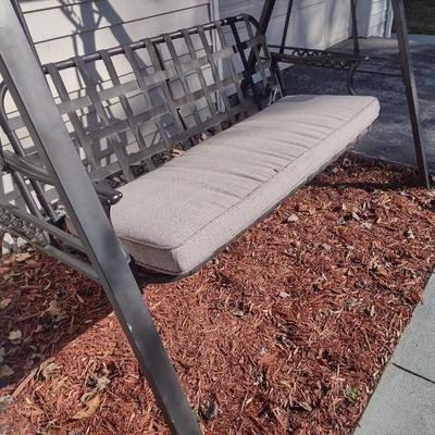 Metal Frame Outdoor Patio or Porch Swing Bench