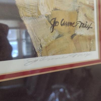 Framed Art Limited Edition Print by Jo Anne Mix 269/350