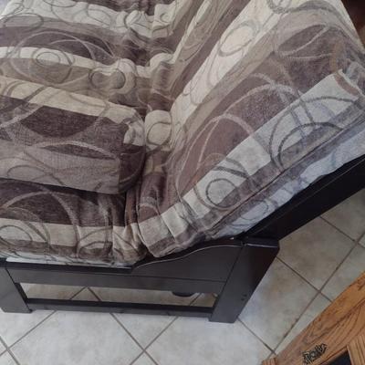 Wood Framed 7' Futon Bed/Couch