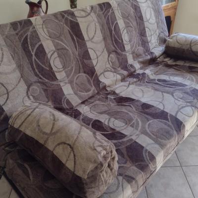 Wood Framed 7' Futon Bed/Couch