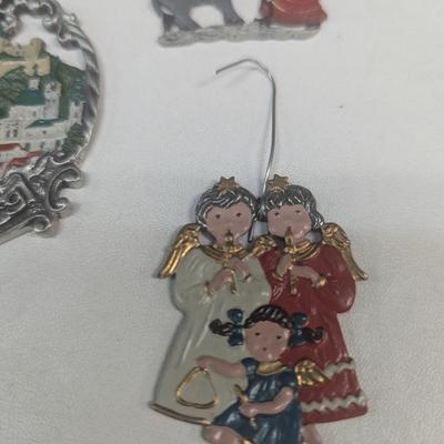 Kuhn Zinn Pewter Ornament & Several Other Pewter Ornaments #7