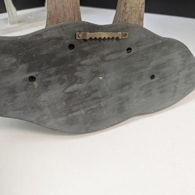 Wood Pine Christmas Deer Silhouettes & Pine Tree Wall Decor