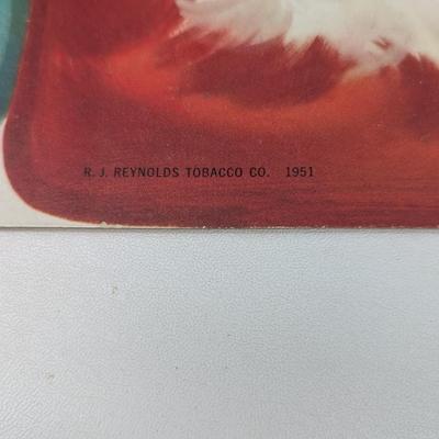 Vintage One Sided Santa's - R. J. Reynolds Tobacco Co. 1951