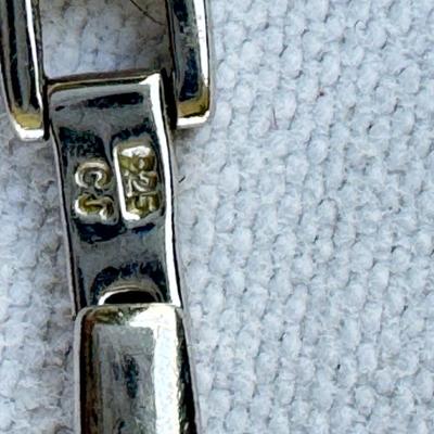 Sale Photo Thumbnail #59: Lavender jade on a 26" Italian 925 chain, pendant is also Sterling and marked. Lavender jade bracelet, Lavender jade Silver heart bracelet ( Chain did not test sterling and is not marked) Real colored Freshwater pearls necklaces and bracelet. Display NOT 