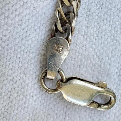 Sale Photo Thumbnail #64: Lavender jade on a 26" Italian 925 chain, pendant is also Sterling and marked. Lavender jade bracelet, Lavender jade Silver heart bracelet ( Chain did not test sterling and is not marked) Real colored Freshwater pearls necklaces and bracelet. Display NOT 