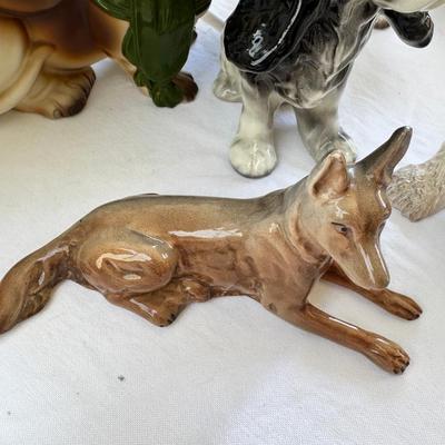 Sale Photo Thumbnail #80: Gund puppy very loved, Mid century ceramic dogs, money banks, Huskie dog  plush. Sorry no shipping