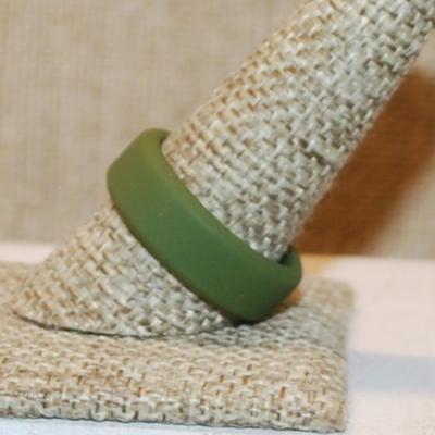 Size 11½ Hunter Green ALL RUBBER Ring (1.5g)