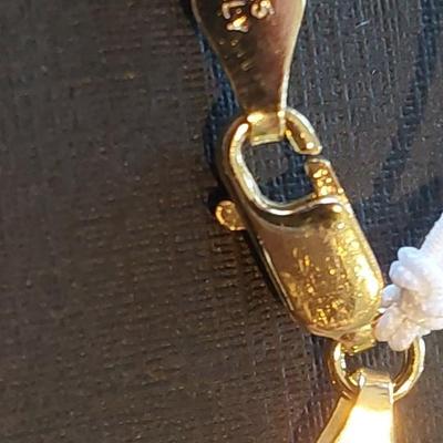 14kt Gold over 925 sterling silver curb chain