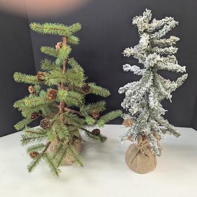 Table Top Pine Trees Approx 17" Tall #1