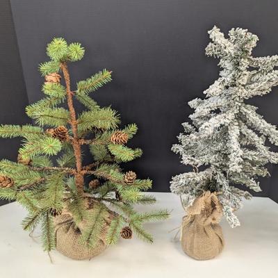 Table Top Pine Trees Approx 17" Tall #1