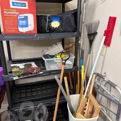 Sale Photo Thumbnail #29: Black plastic shelves are included, white wall shelves are NOT includeds