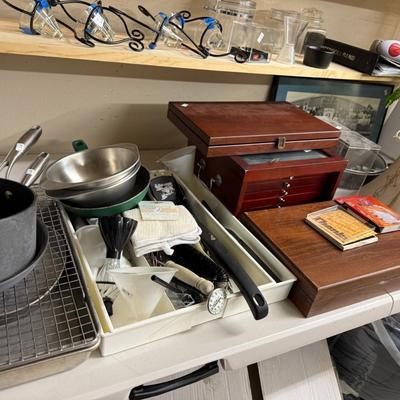 Sale Photo Thumbnail #32: Everything pictured EXCEPT table, risers, bins, and board. 