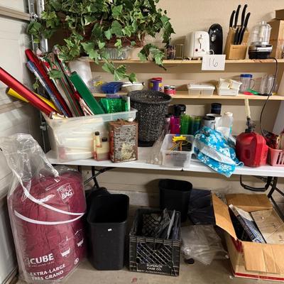 Sale Photo Thumbnail #35: Everything pictured EXCEPT table, tablecloth, risers, bins, and board. 