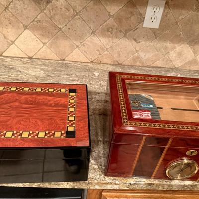 Sale Photo Thumbnail #87: 2 humidors