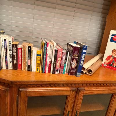 Sale Photo Thumbnail #90: Books and Entertainment Center. You will need to bring muscle to move this!!