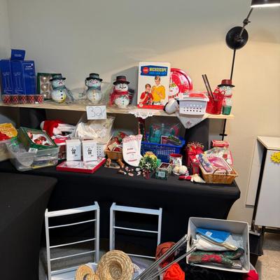 Sale Photo Thumbnail #104: Table, tablecloth, risers, and boards are not included. 