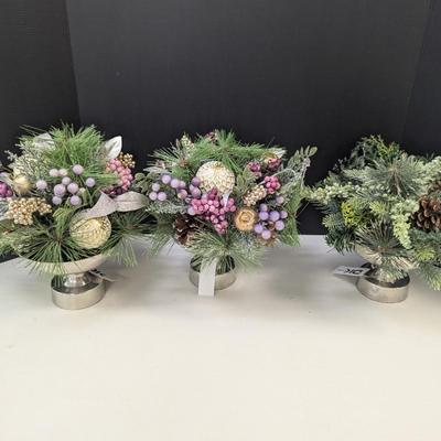 Christmas Table Centerpieces Winter Arrangement