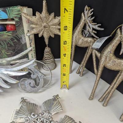 Holiday Decorations Glitter Deer - Beacon Christmas Lights - Ornaments