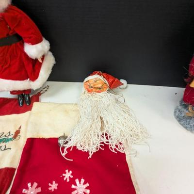 Vintage Holiday Decorations Stockings