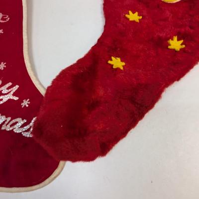 Vintage Holiday Decorations Stockings