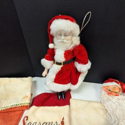 Vintage Holiday Decorations Stockings