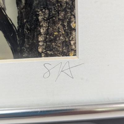 Signed By Ron & Suzette Wright Bird Images 7 3/4" x 5 3/4"