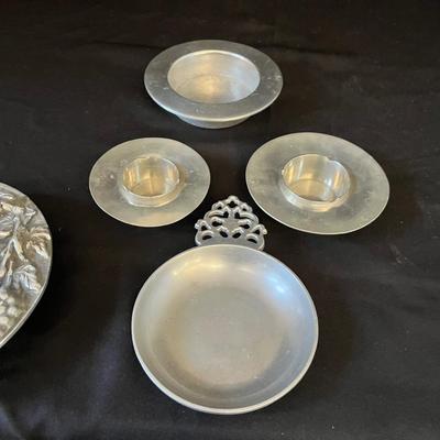 Nambe, RWP & More Pewter & Silverware Platters Plus Bowls (LR-RG)