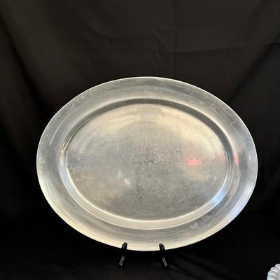 Nambe, RWP & More Pewter & Silverware Platters Plus Bowls (LR-RG)