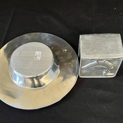 Nambe, RWP & More Pewter & Silverware Platters Plus Bowls (LR-RG)
