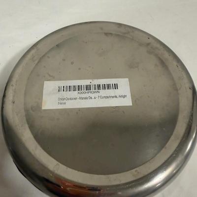 Two Massla Dabba Spice Boxes & Six Stainless Steel Bowls (BK-MG)